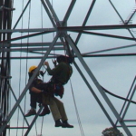 Learn how to rescue a co-worker from a tower